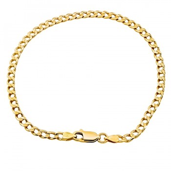 18ct gold 6.6g 8 inch curb Bracelet